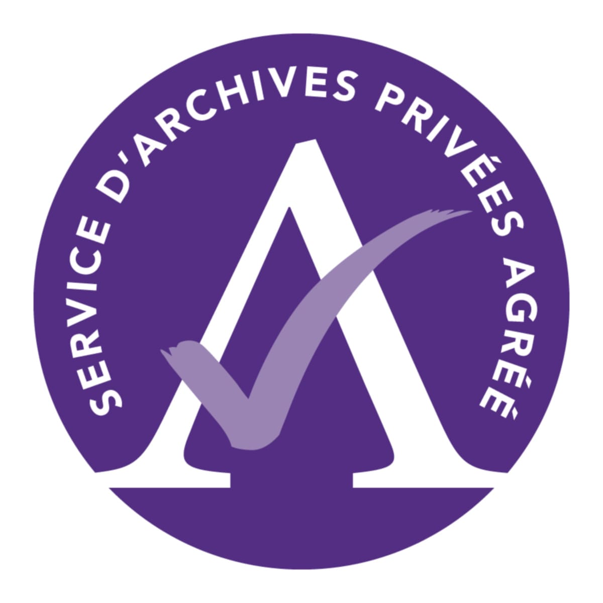 Logo service d'archives privées agréé